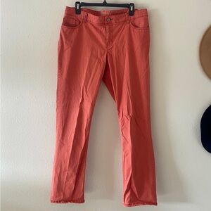 Sonoma Life + Style burnt orange straight leg jeans